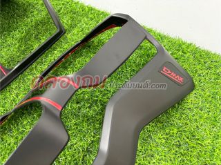 ครอบไฟท้าย ISUZU Dmax 2020 สีดำด้านแดง