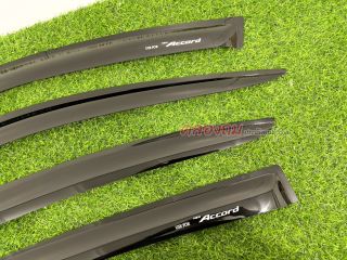 คิ้วกันสาด HONDA Accord 2008 ดำ (AOS)