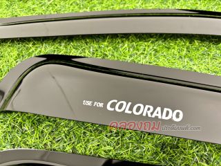 คิ้วกันสาด Chevrolet Colorado 2002 ดำ (RICH)