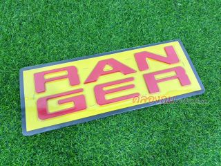 โลโก้ฝากระบะท้าย RANGER สำหรับ Ford Nextgen 2022 และ Wildtrak 2022