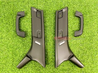 ครอบเสา A พร้อมมือจับซ้าย/ขวา Toyota Hilux Champ 2024 สีดำล้วน