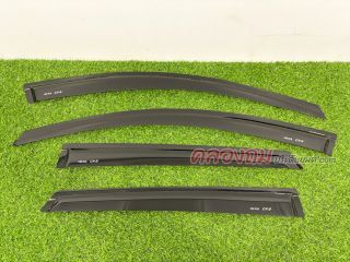 กันสาด Mazda CX-3 ดำ+สกรีน (AOS)