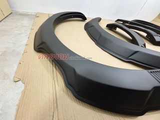 คิ้วล้อ ทรงห้าง Isuzu dmax 2024 ตัวสูง+ดำด้าน (freeman)